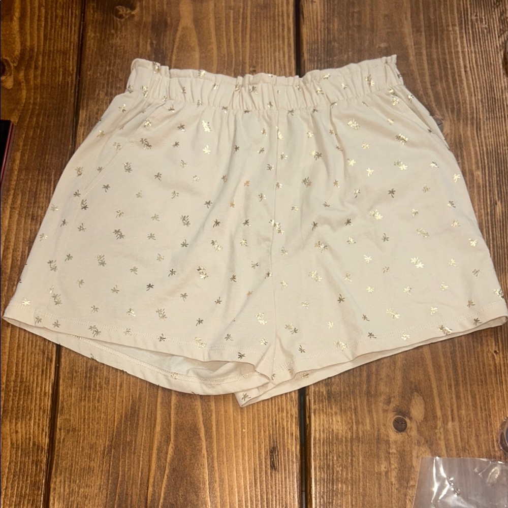 H&M girls paperbag patterned shorts - Picture 3 of 5